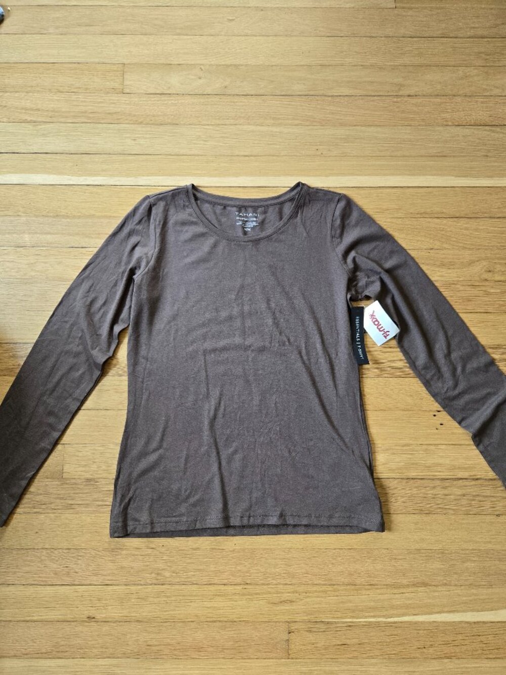 Brown Long Sleeve Top